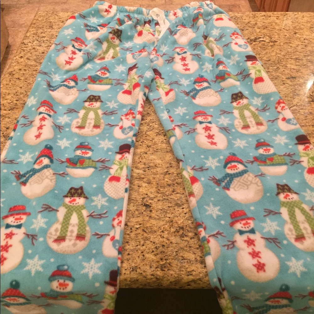 Men’s fleece holiday pants